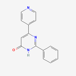 2-Phenyl-6-(4-pyridyl)pyrimidin-4-one