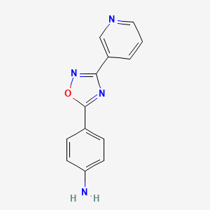 5-(4-Aminophenyl)-3-(3-pyridyl)-1,2,4-oxadiazole