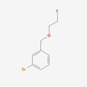 molecular formula C9H10BrFO B8503823 1-Bromo-3-(2-fluoroethoxymethyl)benzene 