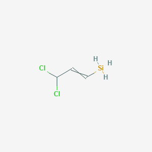 molecular formula C3H6Cl2Si B8503928 3,3-Dichloroprop-1-enylsilane 