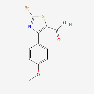 2-Bromo-4-[(4-methoxy)phenyl]thiazole-5-carboxylic acid