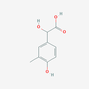 molecular formula C9H10O4 B8503963 4-Hydroxy-3-methylmandelic acid 