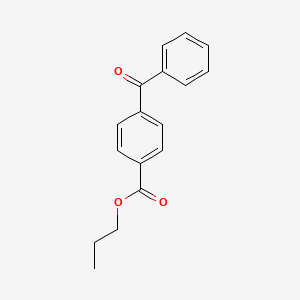 molecular formula C17H16O3 B8503971 Propyl 4-benzoylbenzoate CAS No. 53912-01-9