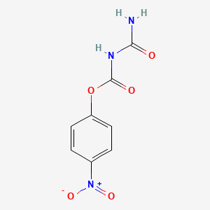 molecular formula C8H7N3O5 B8504063 4-Nitrophenyl carbamoylcarbamate CAS No. 58125-27-2