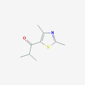 molecular formula C9H13NOS B8504093 1-(Dimethyl-1,3-thiazol-5-yl)-2-methylpropan-1-one 