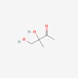 molecular formula C5H10O3 B8504200 3,4-Dihydroxy-3-methylbutan-2-one 