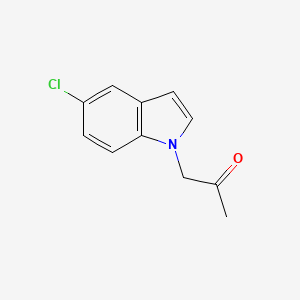 molecular formula C11H10ClNO B8504328 5-Chloro-1-(2-oxopropyl)indole 