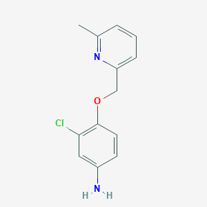 3-Chloro-4-[(6-methylpyridin-2-yl)methoxy]aniline