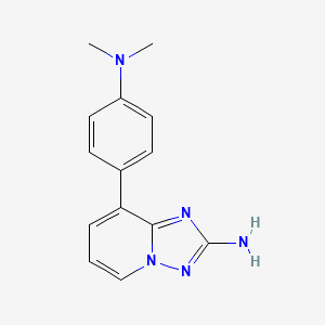8-(4-Dimethylamino-phenyl)-[1,2,4]triazolo[1,5-a]pyridin-2-ylamine