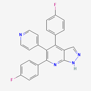 4,6-Bis(4-fluorophenyl)-5-(4-pyridyl)-1H-pyrazolo[3,4-b]pyridine
