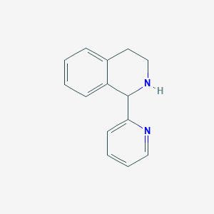 molecular formula C14H14N2 B8504483 (RS)-1-pyridin-2-yl-1,2,3,4-tetrahydro-isoquinoline 