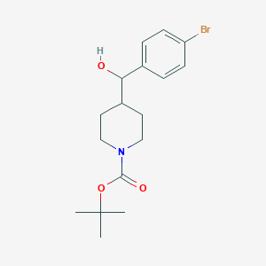 Tert-butyl 4-((4-bromophenyl)(hydroxy)methyl)piperidine-1-carboxylate