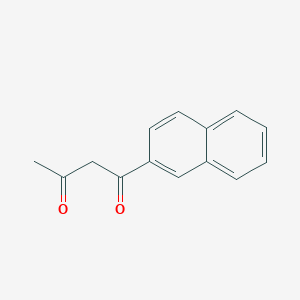 molecular formula C14H12O2 B085045 1-(2-萘基)丁烷-1,3-二酮 CAS No. 13298-50-5