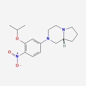 (R)-2-(3-Isopropoxy-4-nitrophenyl)octahydropyrrolo[1,2-A]pyrazine