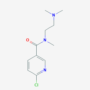 molecular formula C11H16ClN3O B8504564 6-chloro-N-[2-(dimethylamino)ethyl]-N-methylnicotinamide 