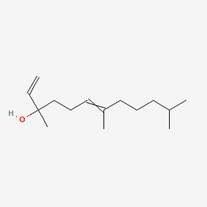 molecular formula C15H28O B8504595 3,7,11-Trimethyl-1,6-dodecadien-3-ol CAS No. 64611-88-7
