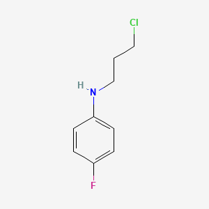 molecular formula C9H11ClFN B8504627 (3-Chloropropyl)-(4-fluorophenyl)amine 