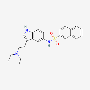 N-[3-(2-diethylaminoethyl)-1H-indol-5-yl]naphthalene-2-sulphonamide