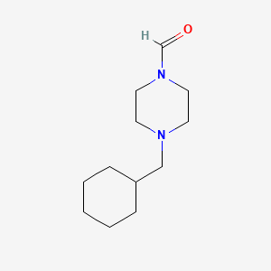 molecular formula C12H22N2O B8504674 1-Formyl-4-cyclohexylmethylpiperazine 