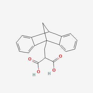 molecular formula C19H16O4 B8504691 [(9,10-Methanoanthracen-9(10H)-yl)methyl]propanedioic acid CAS No. 62686-50-4