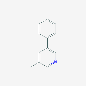 molecular formula C12H11N B085047 3-甲基-5-苯基吡啶 CAS No. 10477-94-8