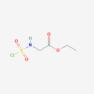 Ethyl 2-(chlorosulfonylamino)acetate