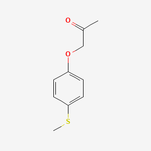 molecular formula C10H12O2S B8504728 1-[4-(Methylthio)phenoxy]-2-propanone 