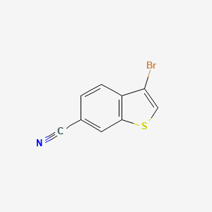 molecular formula C9H4BrNS B8504739 3-Bromobenzo[b]thiophene-6-carbonitrile 