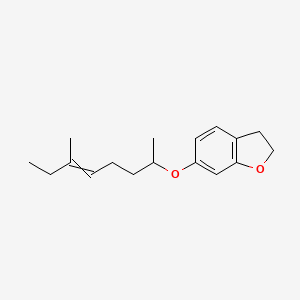 6-[(6-Methyloct-5-en-2-yl)oxy]-2,3-dihydro-1-benzofuran