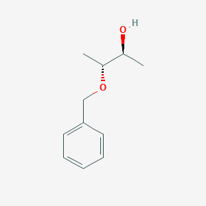 molecular formula C11H16O2 B8504792 2-Butanol, 3-(phenylmethoxy)-, (2S,3R)- 