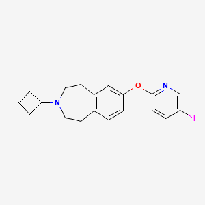 1H-3-Benzazepine, 3-cyclobutyl-2,3,4,5-tetrahydro-7-[(5-iodo-2-pyridinyl)oxy]-
