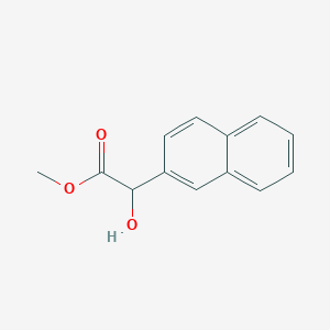 molecular formula C13H12O3 B8504852 Methyl 2-hydroxy-2-(naphthalen-2-yl)acetate 