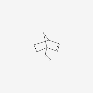 molecular formula C9H12 B8504873 1-Ethenylbicyclo[2.2.1]hept-2-ene CAS No. 40356-67-0