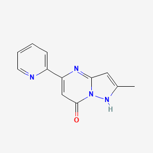 2-methyl-5-pyridin-2-yl-4H-pyrazolo[1,5-a]pyrimidin-7-one