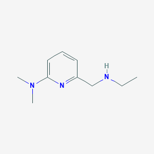 molecular formula C10H17N3 B8504940 (6-Ethylaminomethyl-pyridin-2-yl)-dimethyl-amine 