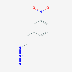 molecular formula C8H8N4O2 B8504976 3-Nitrophenethyl azide 