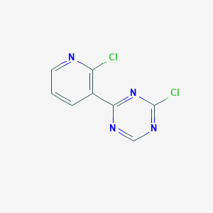 2-Chloro-4-(2-chloro-pyridin-3-yl)-[1,3,5]triazine