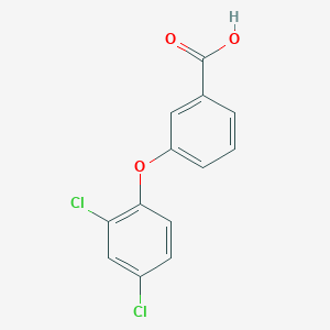 molecular formula C13H8Cl2O3 B8505098 3(2,4-Dichlorophenoxy)benzoic acid 