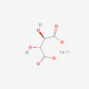 molecular formula C4H4CaO6 B8505286 Butanedioic acid, 2,3-dihydroxy-(2R,3R)-, calcium salt (1:1) 