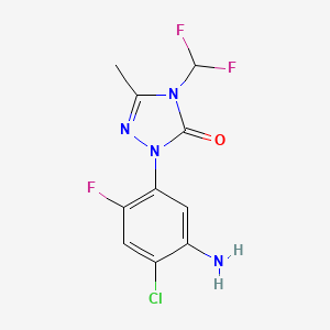 1-(5-amino-4-chloro-2-fluorophenyl)-4-difluoromethyl-3-methyl-1H-1,2,4-triazol-5-one