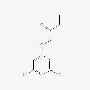 molecular formula C10H10Cl2O2 B8505490 1-(3,5-Dichlorophenoxy)-2-butanone 
