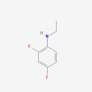 molecular formula C8H9F2N B8505531 N-ethyl-2,4-difluoroaniline 