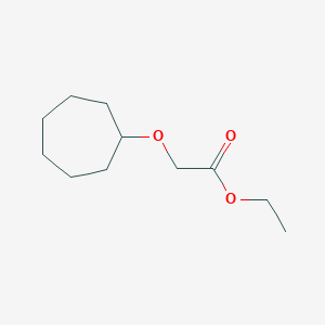 Cycloheptyloxyacetic Acid Ethyl Ester