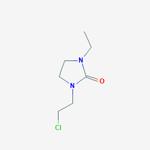 molecular formula C7H13ClN2O B8505570 1-(2-Chloroethyl)-3-ethyl-2-imidazolidinone CAS No. 22794-68-9