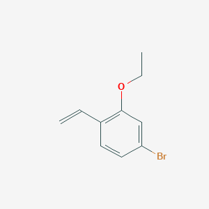 molecular formula C10H11BrO B8505617 4-Bromo-2-ethoxy-1-vinylbenzene 