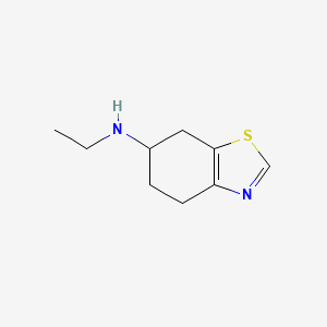 molecular formula C9H14N2S B8505631 Ethyl-(4,5,6,7-tetrahydro-benzothiazol-6-yl)-amine 