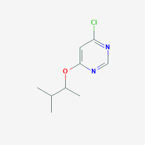 molecular formula C9H13ClN2O B8505633 4-Chloro-6-(1,2-dimethylpropyloxy)pyrimidine 