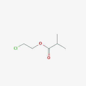 molecular formula C6H11ClO2 B8505654 Propanoic acid, 2-methyl, 2-chloroethyl ester 