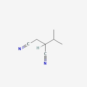 molecular formula C7H10N2 B8505661 Succinonitrile, isopropyl- CAS No. 1115-37-3