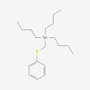 Tributyl[(phenylsulfanyl)methyl]stannane